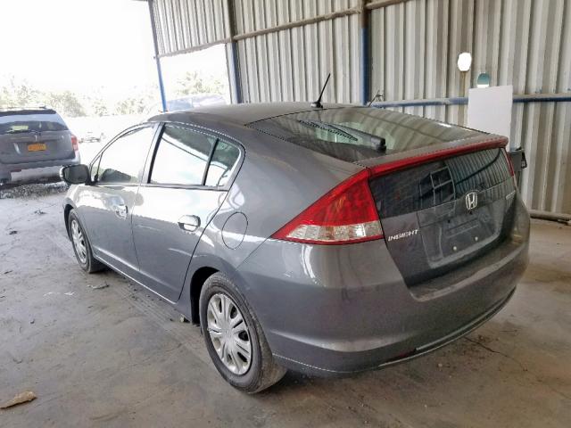 JHMZE2H55AS025937 - 2010 HONDA INSIGHT LX GRAY photo 3