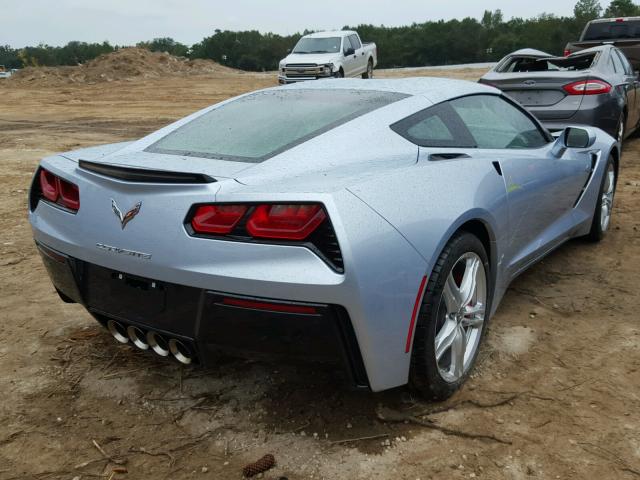 1G1YB2D73H5117059 - 2017 CHEVROLET CORVETTE S BLUE photo 4