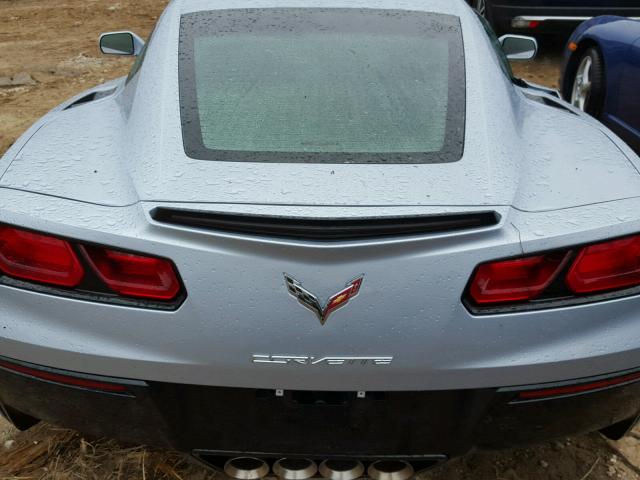 1G1YB2D73H5117059 - 2017 CHEVROLET CORVETTE S BLUE photo 6