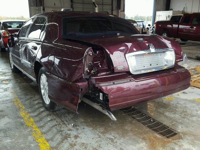 1LNHM81V46Y615298 - 2006 LINCOLN TOWN CAR S RED photo 3