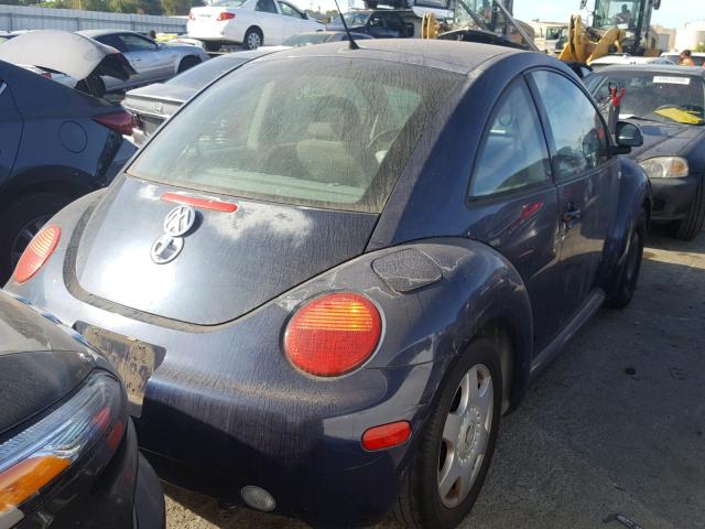 3VWCC21C3XM442770 - 1999 VOLKSWAGEN NEW BEETLE BLUE photo 4