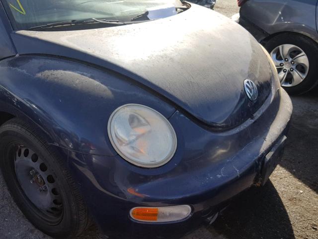 3VWCC21C3XM442770 - 1999 VOLKSWAGEN NEW BEETLE BLUE photo 9