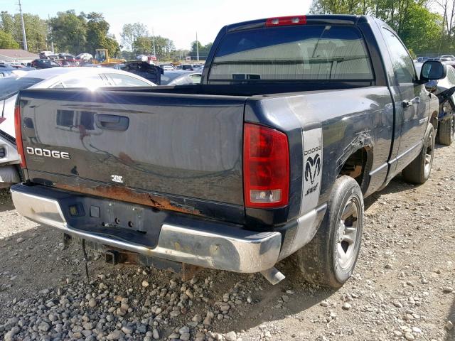 1D7HA16K64J241856 - 2004 DODGE RAM 1500 S BLACK photo 4