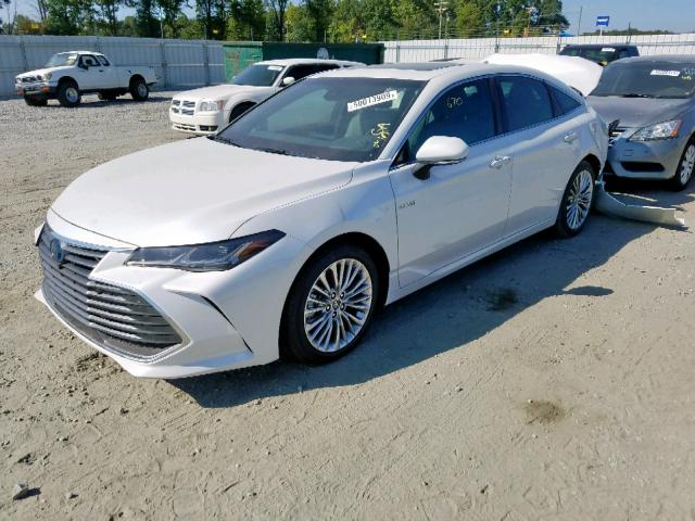 4T1B21FB6KU011531 - 2019 TOYOTA AVALON XLE WHITE photo 2