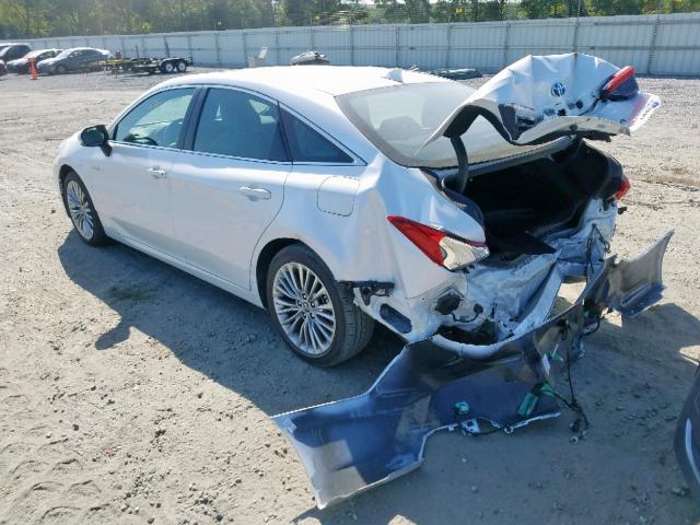 4T1B21FB6KU011531 - 2019 TOYOTA AVALON XLE WHITE photo 3