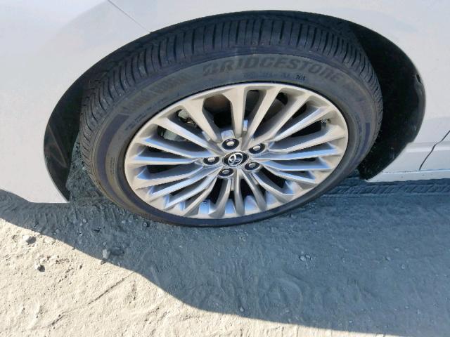 4T1B21FB6KU011531 - 2019 TOYOTA AVALON XLE WHITE photo 9