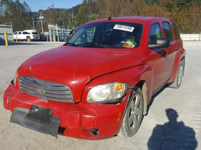 3GNDA13D78S638518 - 2008 CHEVROLET HHR LS Rojo foto 2