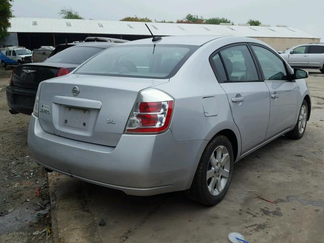 3N1AB61E48L640922 - 2008 NISSAN SENTRA 2.0 SILVER photo 4