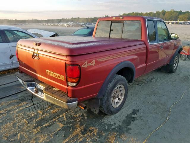 4F4ZR17U5WTM25627 - 1998 MAZDA B3000 CAB BURGUNDY photo 4