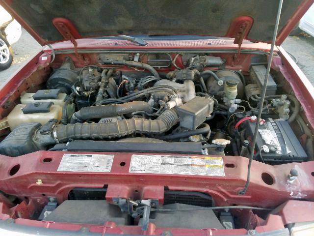 4F4ZR17U5WTM25627 - 1998 MAZDA B3000 CAB BURGUNDY photo 7