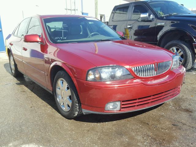 1LNHM86S15Y611030 - 2005 LINCOLN LS BURGUNDY photo 1