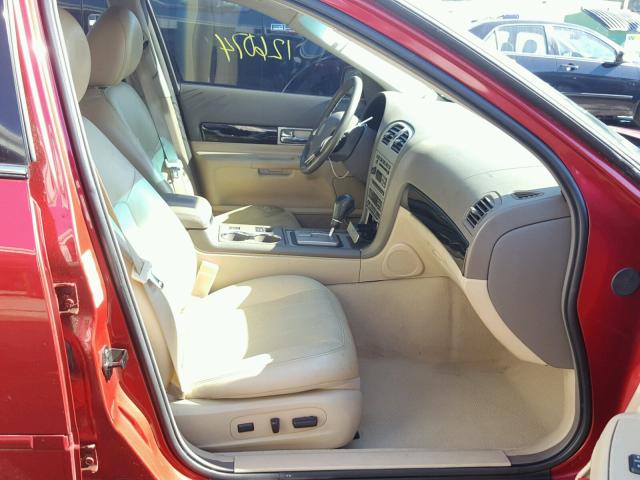 1LNHM86S15Y611030 - 2005 LINCOLN LS BURGUNDY photo 5