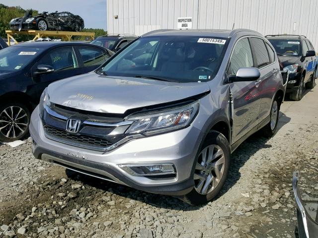 2HKRM4H7XGH610604 - 2016 HONDA CR-V EXL SILVER photo 2