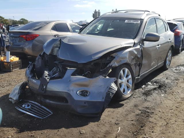 JN1AJ0HP8AM703541 - 2010 INFINITI EX35 BASE GRAY photo 2