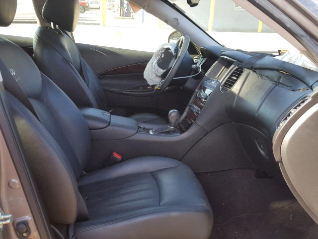 JN1AJ0HP8AM703541 - 2010 INFINITI EX35 BASE GRAY photo 5