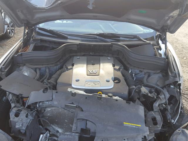 JN1AJ0HP8AM703541 - 2010 INFINITI EX35 BASE GRAY photo 7