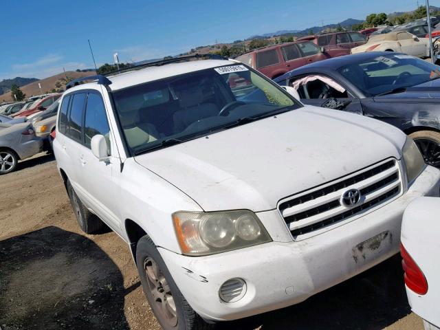 JTEGF21A020052288 - 2002 TOYOTA HIGHLANDER WHITE photo 1