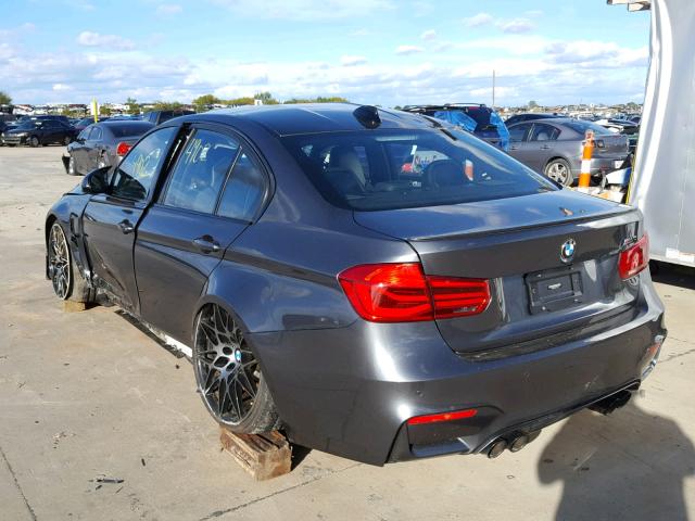 WBS8M9C58J5J79517 - 2018 BMW M3 GRAY photo 3