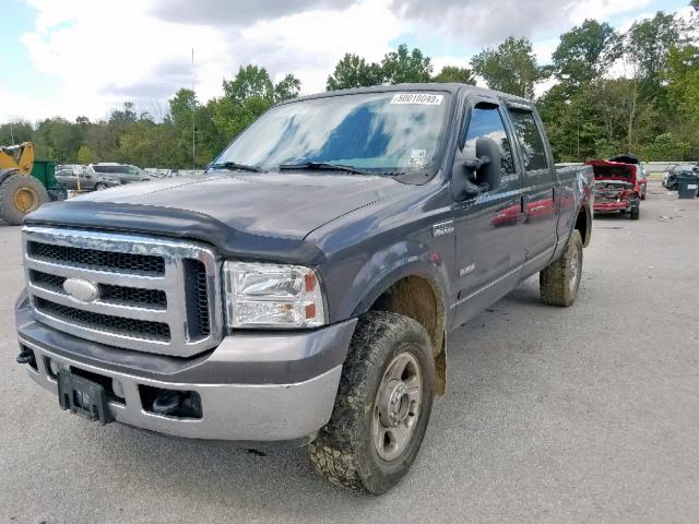 1FTWW31P45EC59705 - 2005 FORD F350 SRW S GRAY photo 2