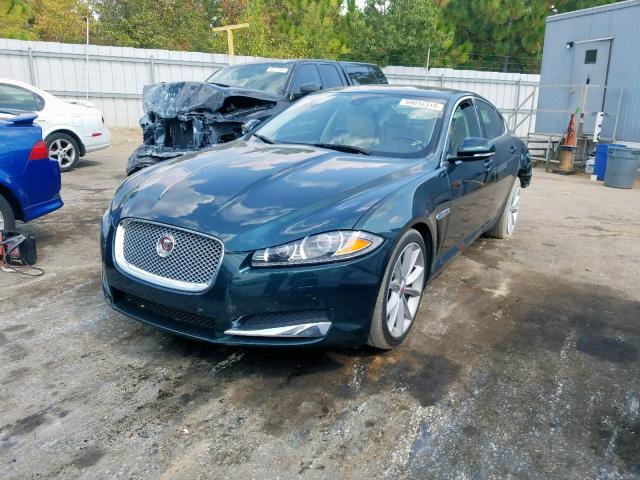 SAJWA0F72F8U76144 - 2015 JAGUAR XF 3.0 SPO GREEN photo 2