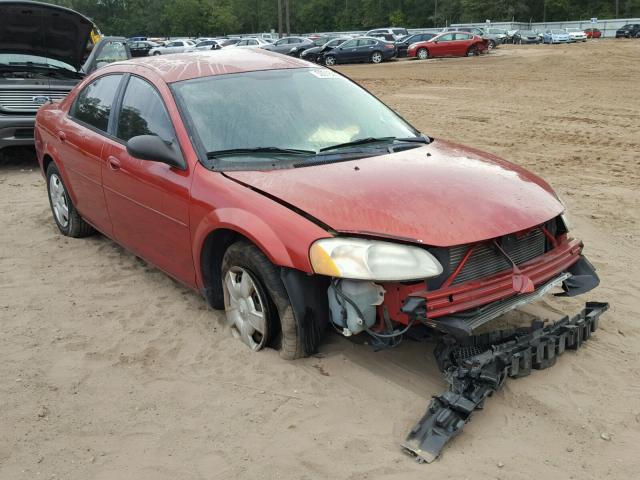 1B3EL46X26N167241 - 2006 DODGE STRATUS SX RED photo 1