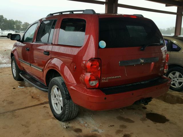 1D8HD48217F547209 - 2007 DODGE DURANGO SL RED photo 3