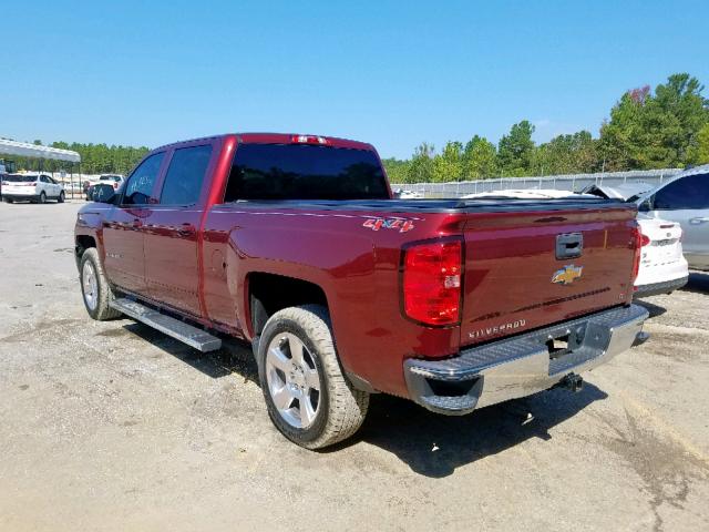 3GCUKREC7GG175130 - 2016 CHEVROLET SILVERADO RED photo 3