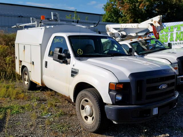 1FDWF30588EE39222 - 2008 FORD F350 SRW S WHITE photo 1