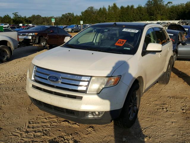 2FMDK39C08BA01522 - 2008 FORD EDGE LIMIT WHITE photo 2