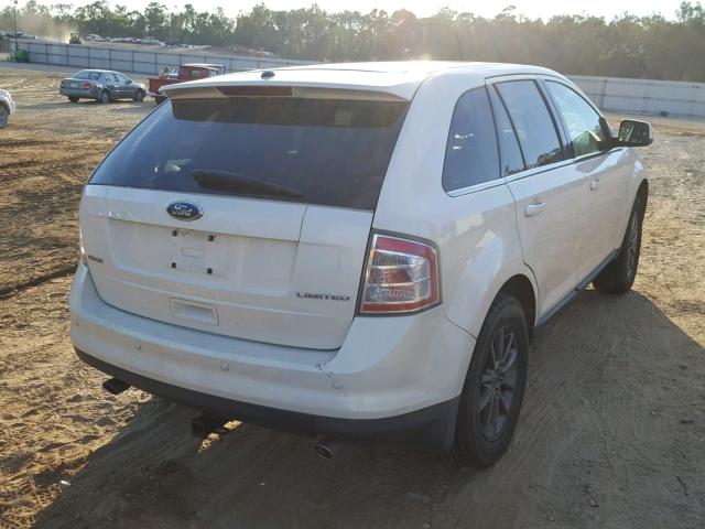 2FMDK39C08BA01522 - 2008 FORD EDGE LIMIT WHITE photo 4