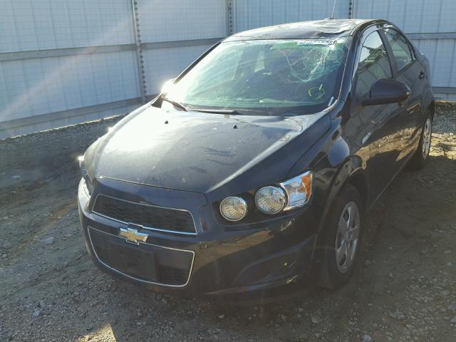 1G1JA5SH2F4137338 - 2015 CHEVROLET SONIC LS BLACK photo 2