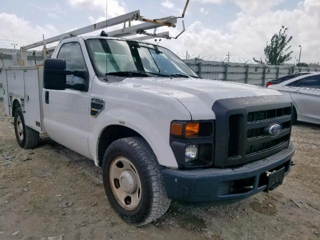 1FDWF30518EC54669 - 2008 FORD F350 SRW S WHITE photo 1