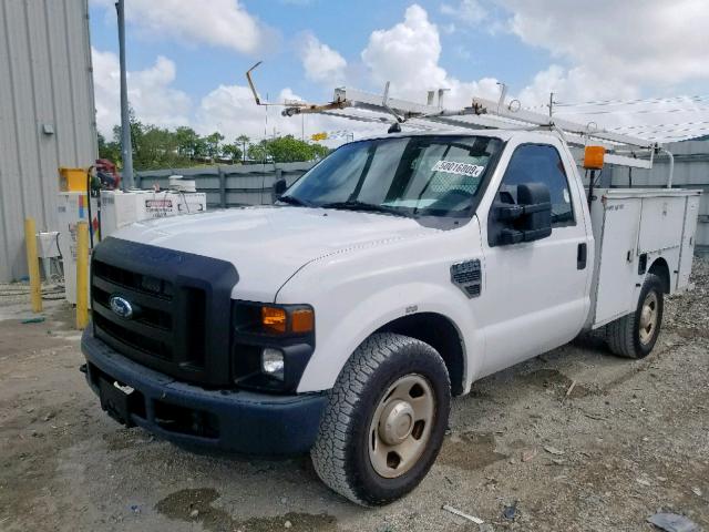 1FDWF30518EC54669 - 2008 FORD F350 SRW S WHITE photo 2