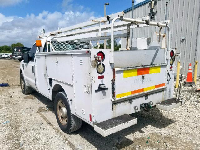 1FDWF30518EC54669 - 2008 FORD F350 SRW S WHITE photo 3