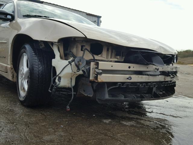 1G2WP52K73F127917 - 2003 PONTIAC GRAND PRIX GOLD photo 9
