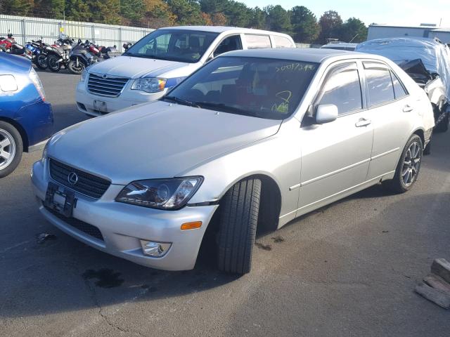 JTHBD182310026178 - 2001 LEXUS IS 300 SILVER photo 2