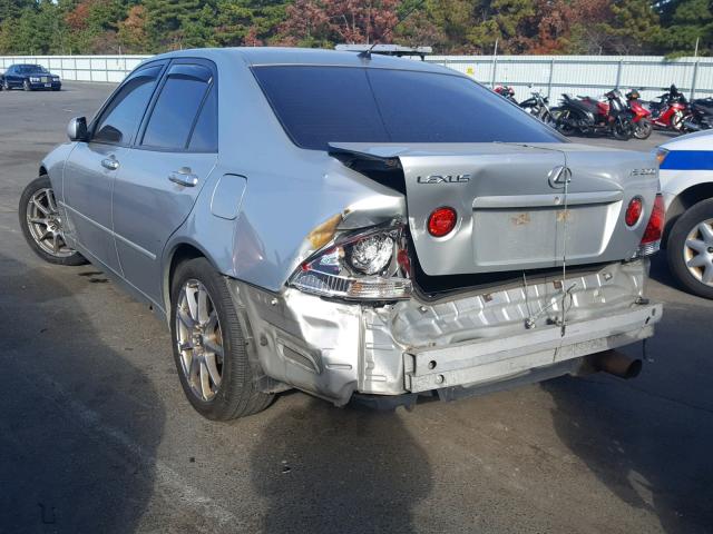 JTHBD182310026178 - 2001 LEXUS IS 300 SILVER photo 3