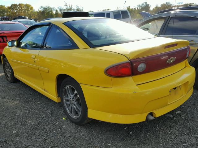 1G1JH12F757187877 - 2005 CHEVROLET CAVALIER L YELLOW photo 3