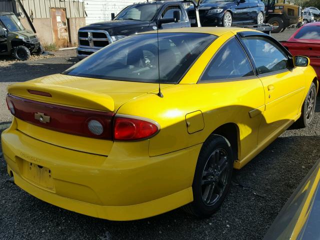 1G1JH12F757187877 - 2005 CHEVROLET CAVALIER L YELLOW photo 4