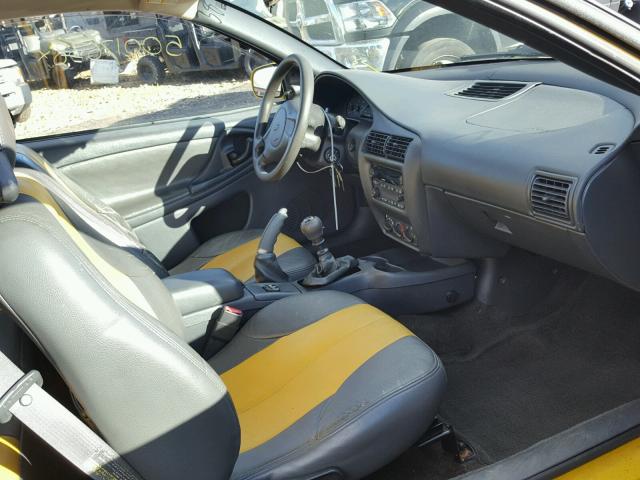 1G1JH12F757187877 - 2005 CHEVROLET CAVALIER L YELLOW photo 5