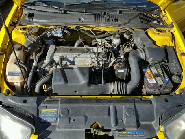 1G1JH12F757187877 - 2005 CHEVROLET CAVALIER L YELLOW photo 7