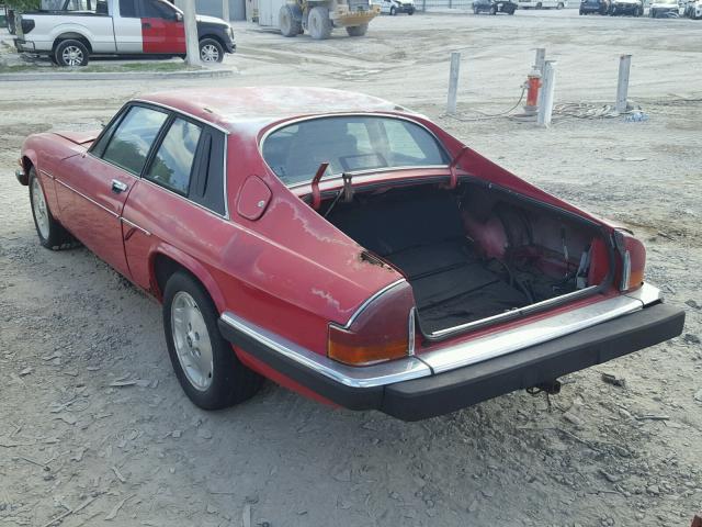 SAJNY584XKC162000 - 1989 JAGUAR XJS RED photo 3