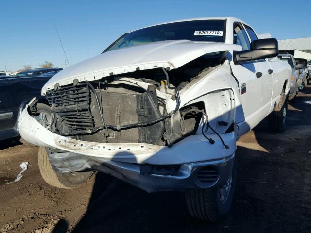 3D7KS28C67G725112 - 2007 DODGE RAM 2500 S WHITE photo 2