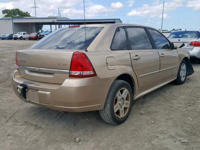 1G1ZT61846F111493 - 2006 CHEVROLET MALIBU MAX 金色 照片 4