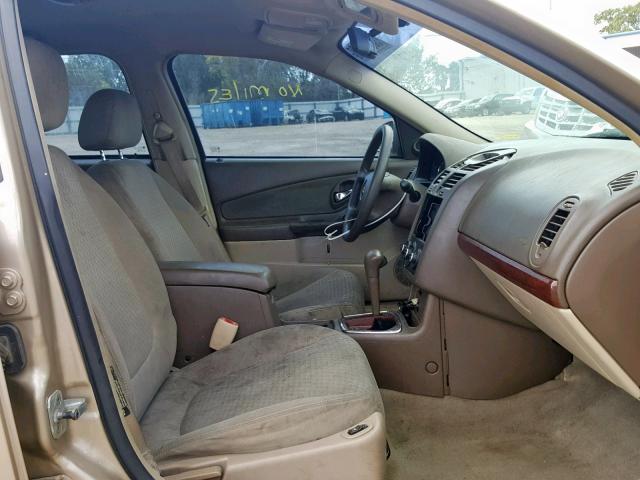 1G1ZT61846F111493 - 2006 CHEVROLET MALIBU MAX 金色 照片 5