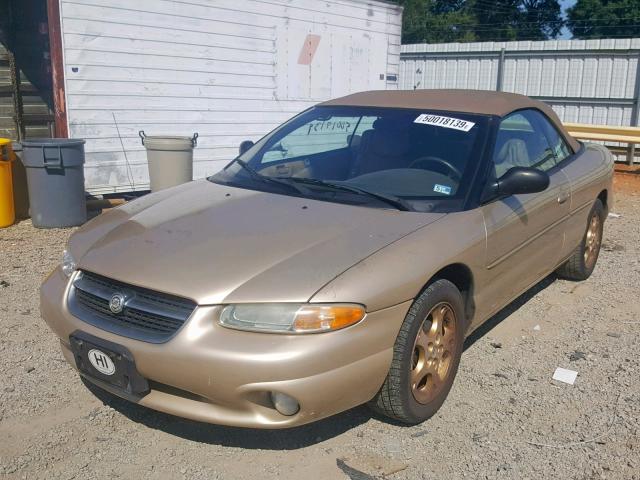 3C3EL55H8WT314889 - 1998 CHRYSLER SEBRING JX GOLD photo 2