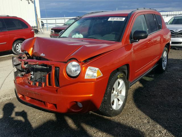 1J4NT4FB1AD560434 - 2010 JEEP COMPASS SP RED photo 2