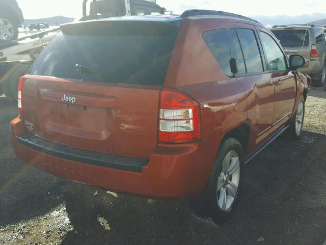 1J4NT4FB1AD560434 - 2010 JEEP COMPASS SP RED photo 4