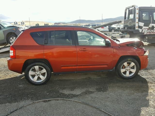 1J4NT4FB1AD560434 - 2010 JEEP COMPASS SP RED photo 9