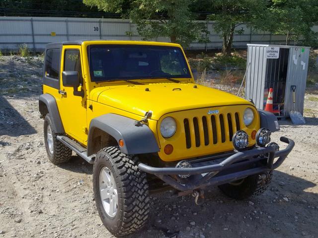 1J4FA24168L511612 - 2008 JEEP WRANGLER X YELLOW photo 1